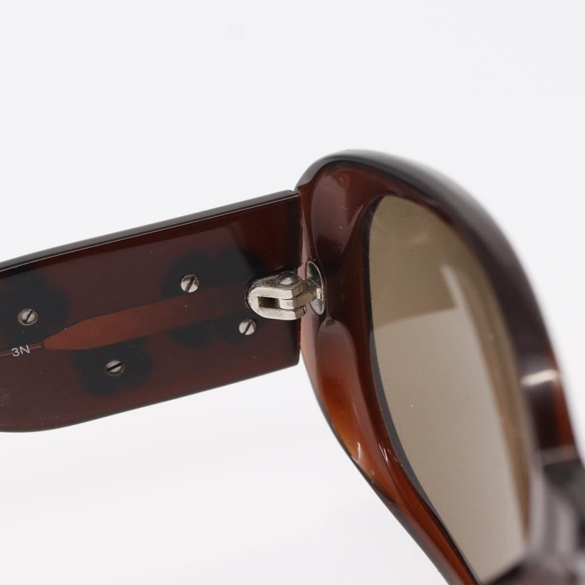 Chanel Camélia Sunglasses Plastic Brown Plastic Sunglasse Accessory (Pre-Owned)