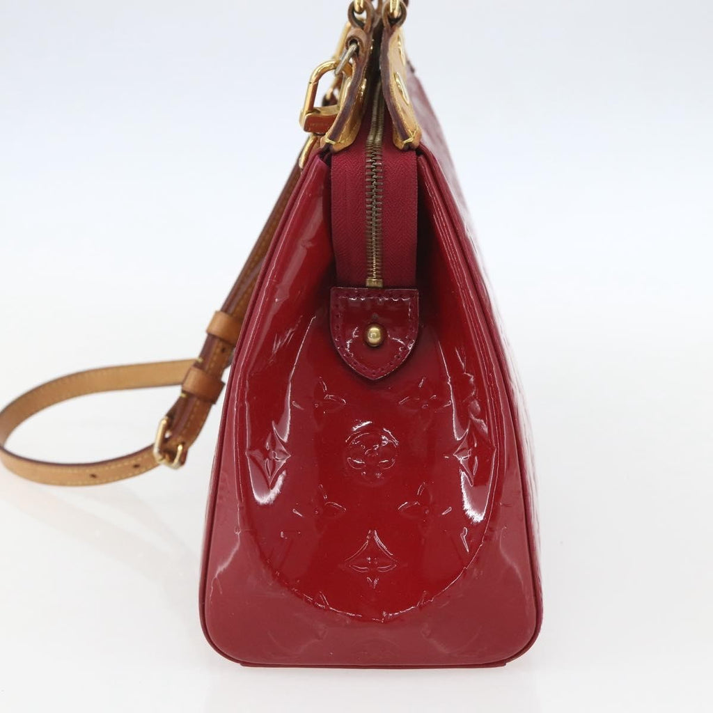 Louis Vuitton Brea Handbag Monogram Vernis Red Patent_Leather Handbag (Pre-Owned)