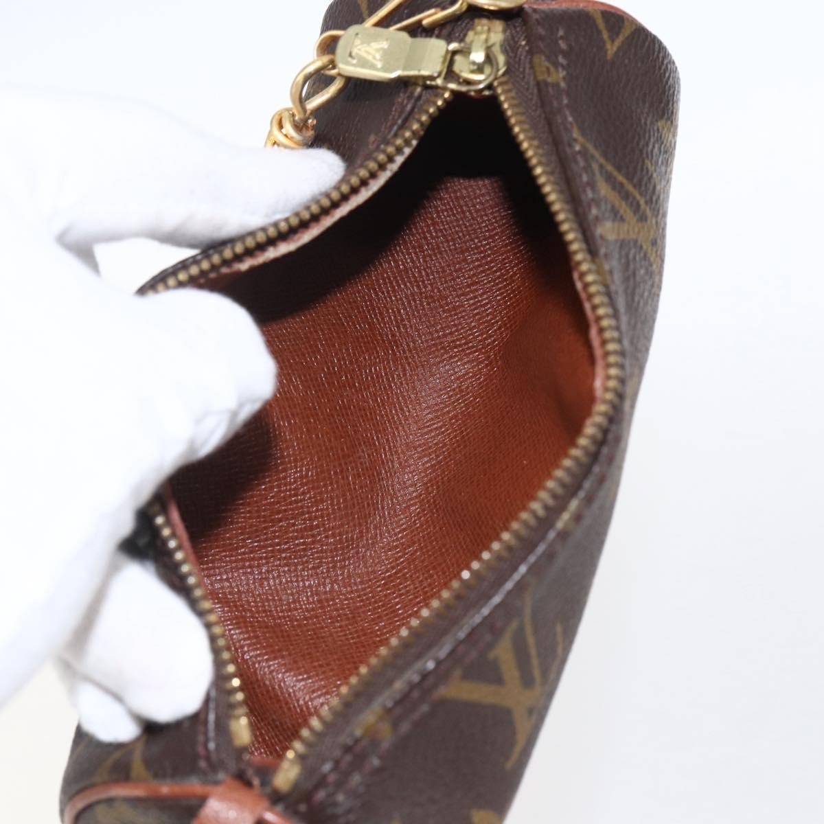 Louis Vuitton Papillon Pochette Monogram Canvas Brown Canvas Clutche & Pouche Bag (Pre-Owned)