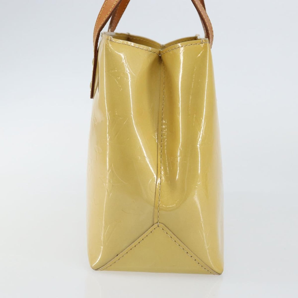 Louis Vuitton Reade Handbag Monogram Vernis Beige Patent_Leather Bag (Pre-Owned)