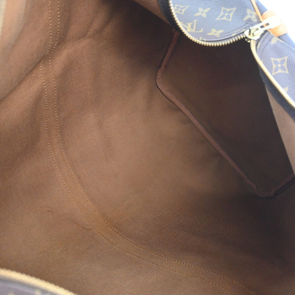Louis Vuitton Keepall Bag Monogram Canvas Brown Canvas Travel Bag Bag (Pre-Owned)
