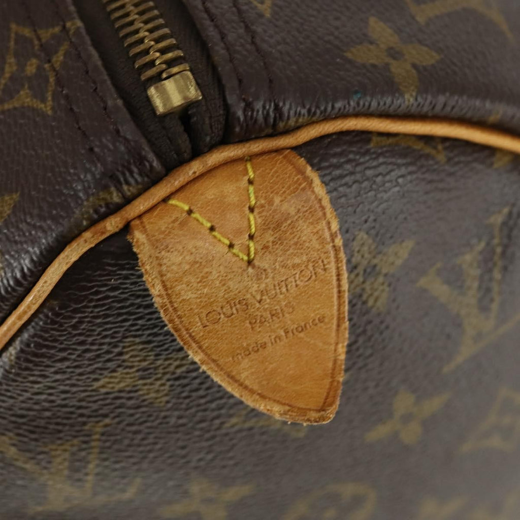Louis Vuitton Keepall Bag Monogram Canvas Brown Canvas Travel Bag Bag (Pre-Owned)