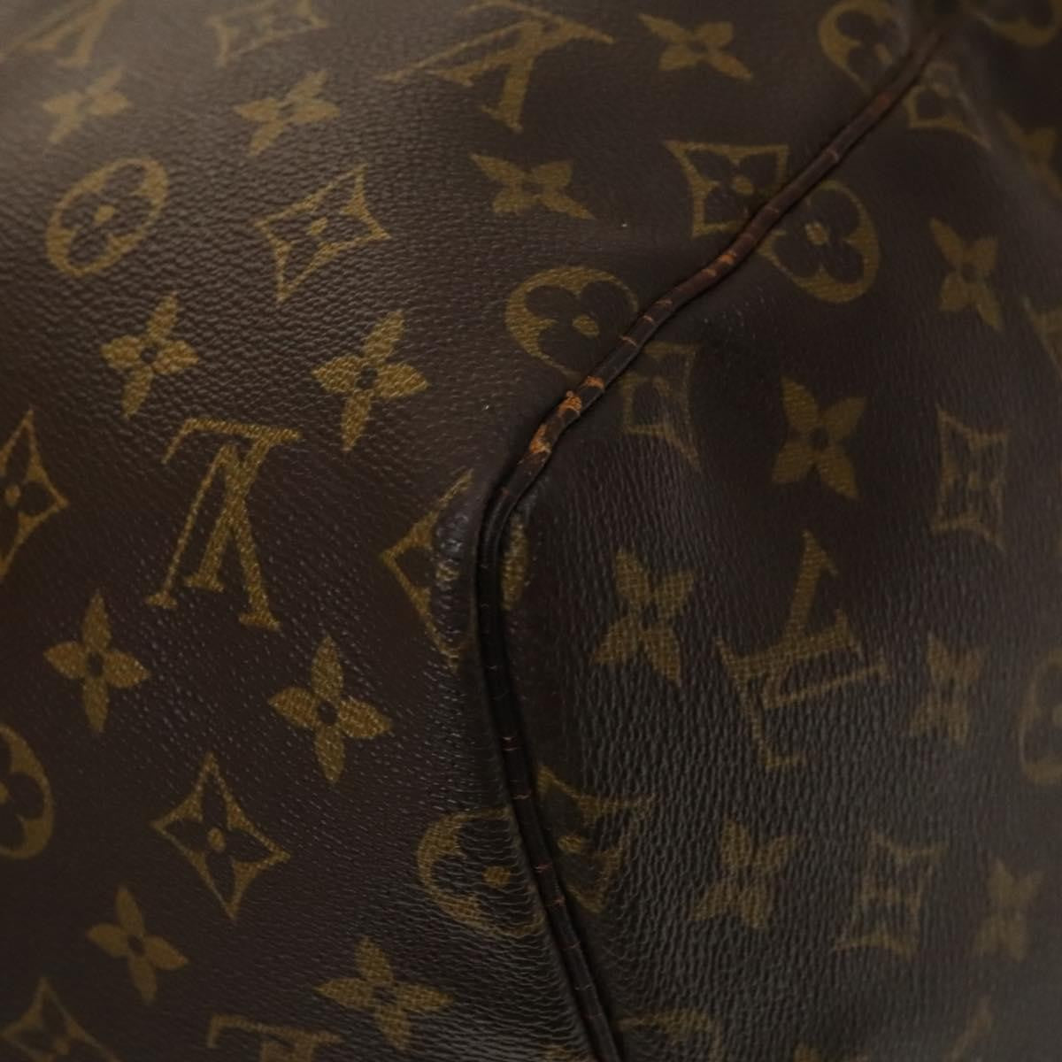 Louis Vuitton Keepall Bag Monogram Canvas Brown Canvas Travel Bag Bag (Pre-Owned)