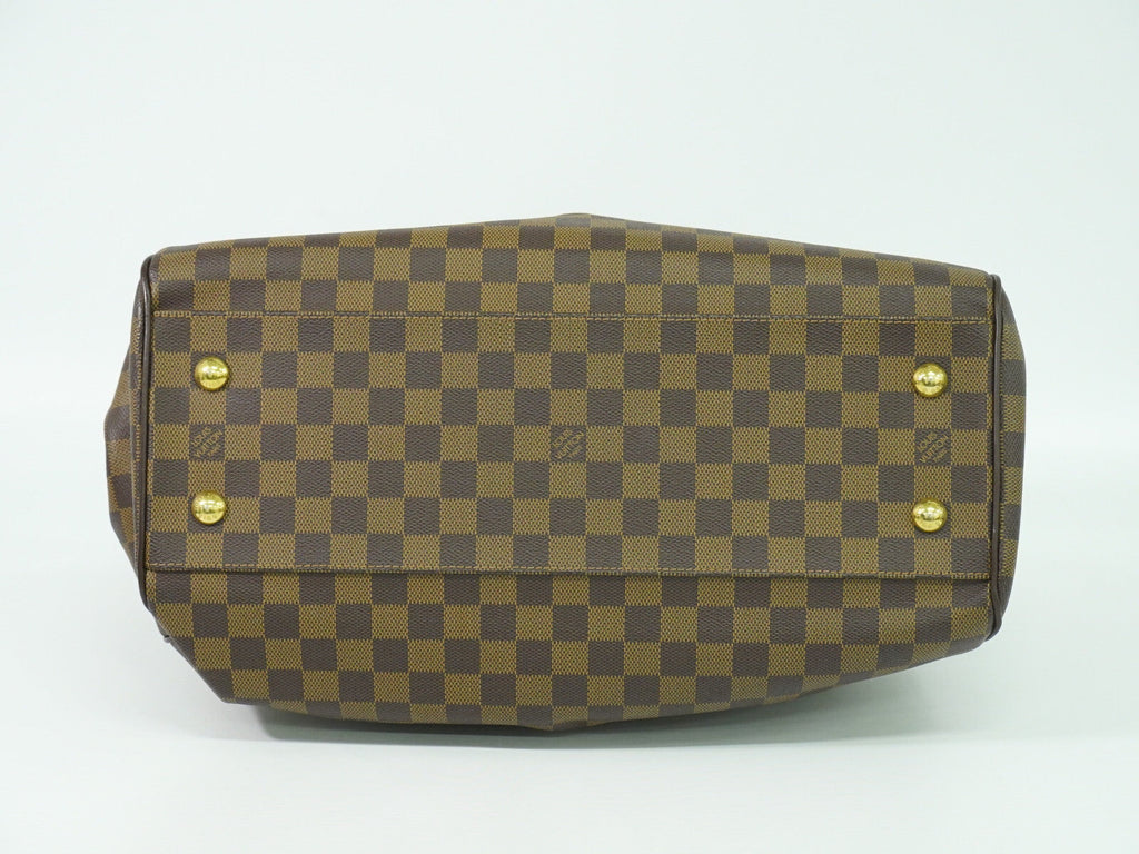 Louis Vuitton Trevi Handbag Damier Brown Canvas Handbag (Pre-Owned)