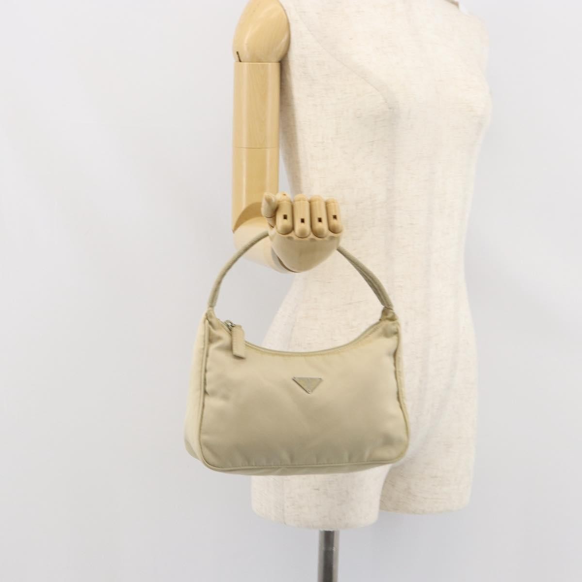 Prada Re-Edition 2000 Hobo Tessuto Silver Nylon Handbag (Pre-Owned)