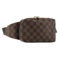 Louis Vuitton Geronimos Waist Bag Damier Brown Canvas Shoulder Bag Bag (Pre-Owned)