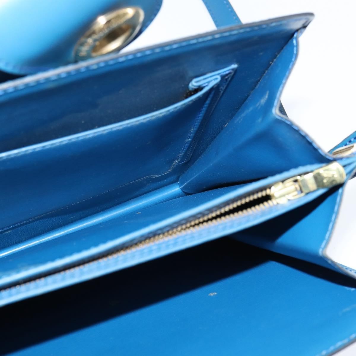 Louis Vuitton Capucines Shoulder Bag Epi Leather Blue Leather Shoulder Bag Bag (Pre-Owned)