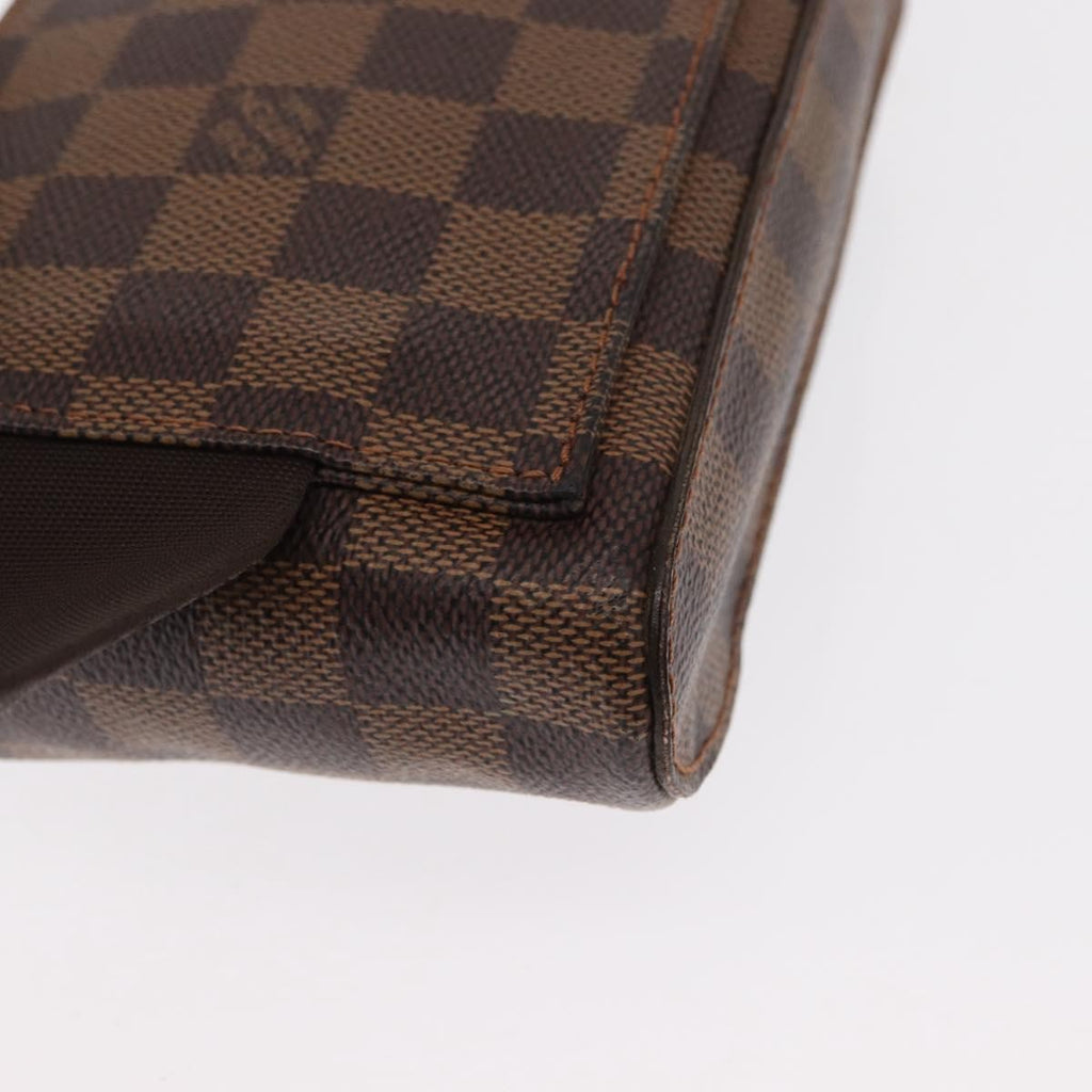 Louis Vuitton Geronimos Waist Bag Damier Brown Canvas Clutche & Pouche Bag (Pre-Owned)