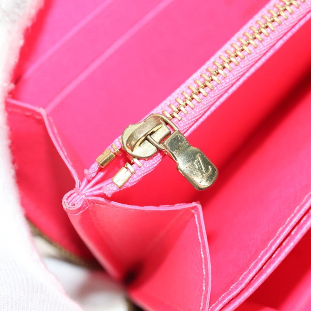 Louis Vuitton Zippy Wallet Canvas Pink Canvas Wallets Accessory (Pre-Owned)