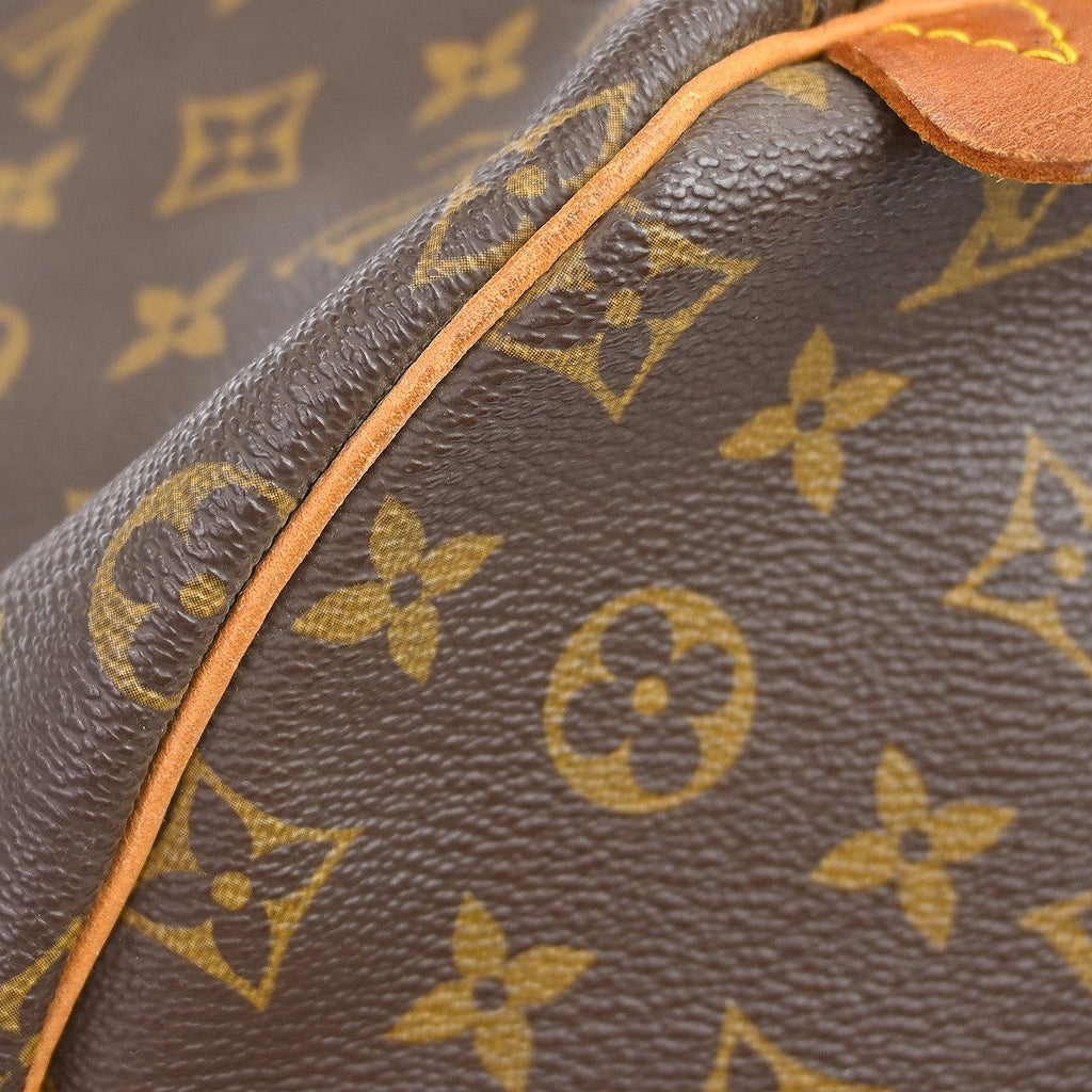 Louis Vuitton Keepall Bag Monogram Canvas Brown Canvas Travel Bag Bag (Pre-Owned)
