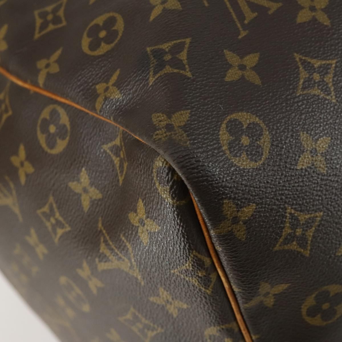 Louis Vuitton Keepall Bag Monogram Canvas Brown Canvas Travel Bag Bag (Pre-Owned)