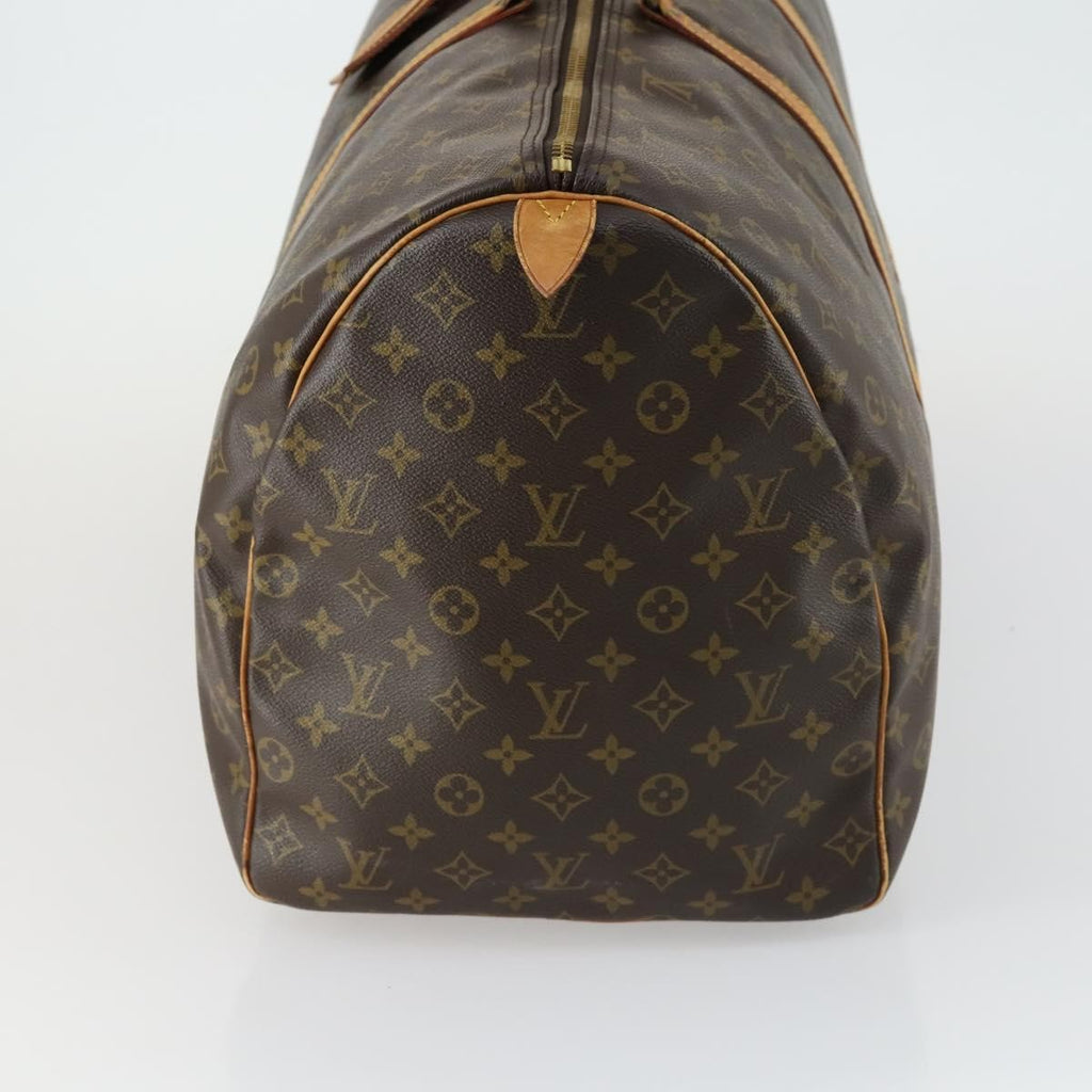 Louis Vuitton Keepall Bag Monogram Canvas Brown Canvas Travel Bag Bag (Pre-Owned)