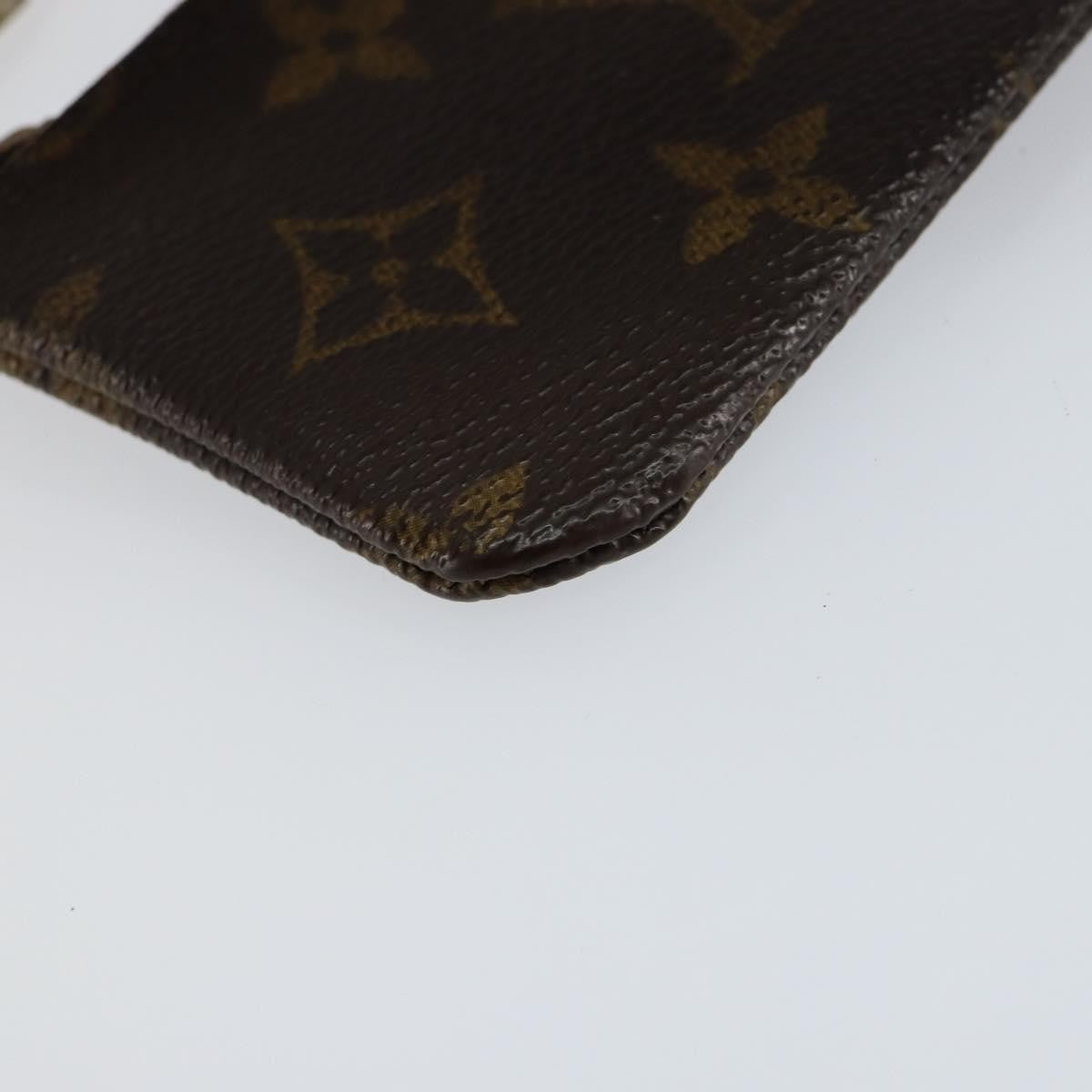 Louis Vuitton Pochette Clés Monogram Canvas Brown Canvas Wallets Accessory (Pre-Owned)