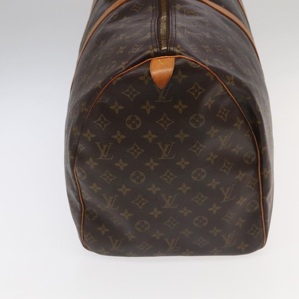 Louis Vuitton Keepall Bag Monogram Canvas Brown Canvas Travel Bag Bag (Pre-Owned)