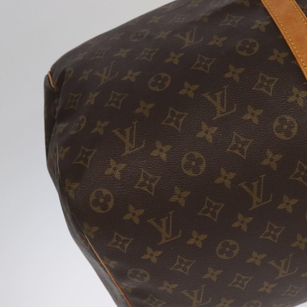 Louis Vuitton Keepall Bag Monogram Canvas Brown Canvas Travel Bag Bag (Pre-Owned)