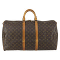 Louis Vuitton Keepall Bag Monogram Canvas Brown Canvas Travel Bag Bag (Pre-Owned)