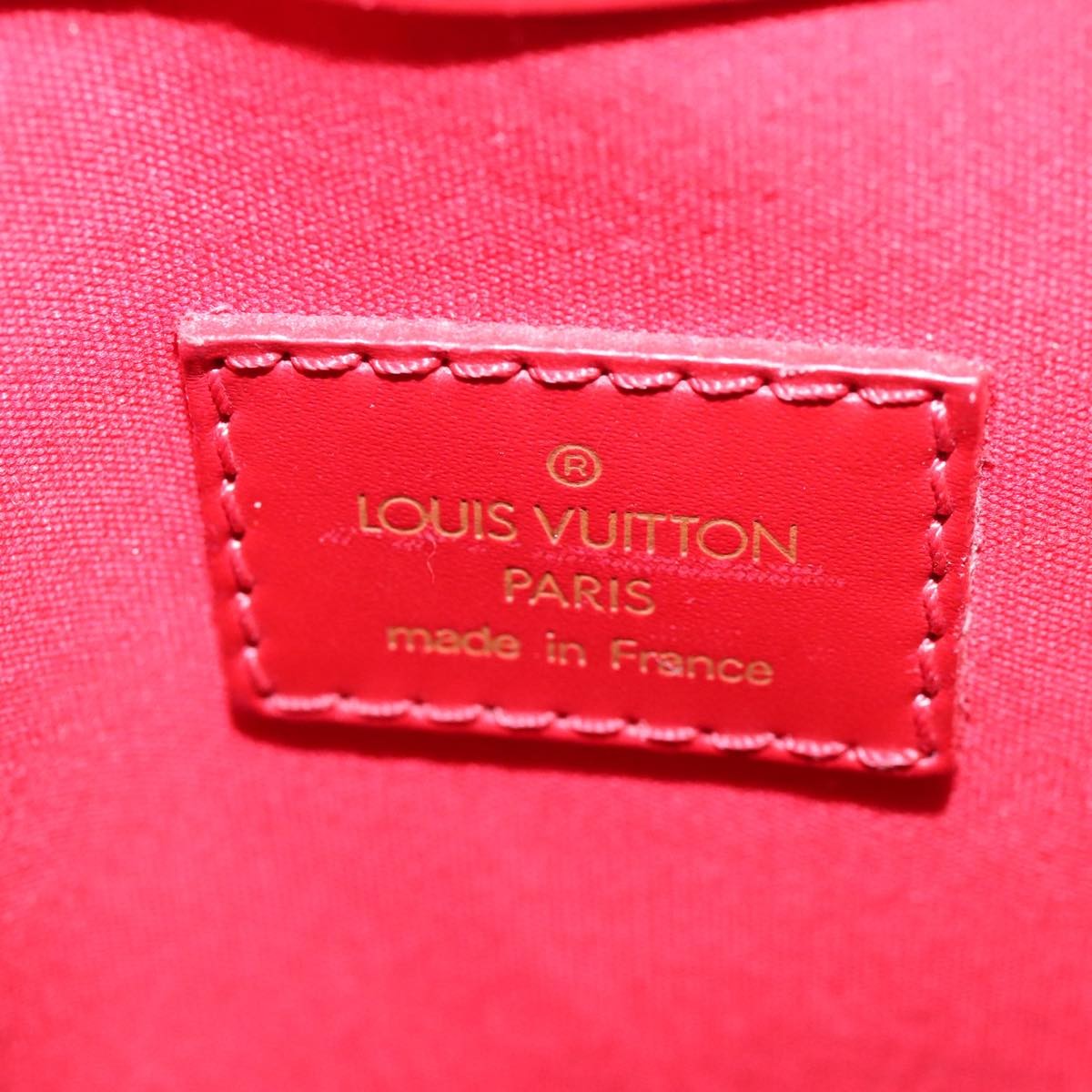 Louis Vuitton Mandara Handbag Epi Leather Red Leather Shoulder Bag Bag (Pre-Owned)
