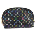 Louis Vuitton Cosmetic Pouch Monogram Multicolor Black Canvas Clutche & Pouche Bag (Pre-Owned)