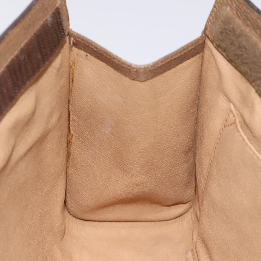 Gucci Sherry Line Pouch Canvas Beige Canvas Clutche & Pouche Bag (Pre-Owned)
