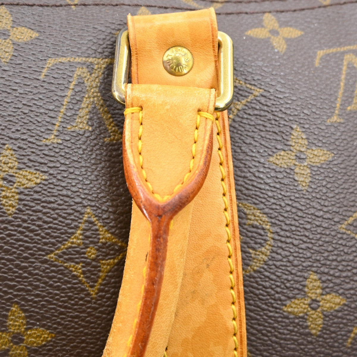 Louis Vuitton Keepall Bag Monogram Canvas Brown Canvas Travel Bag Bag (Pre-Owned)