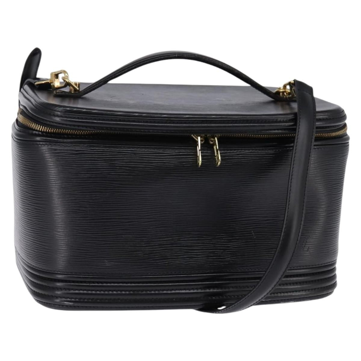 Louis Vuitton Nice Vanity Case Epi Leather Black Leather Bag (Pre-Owned)