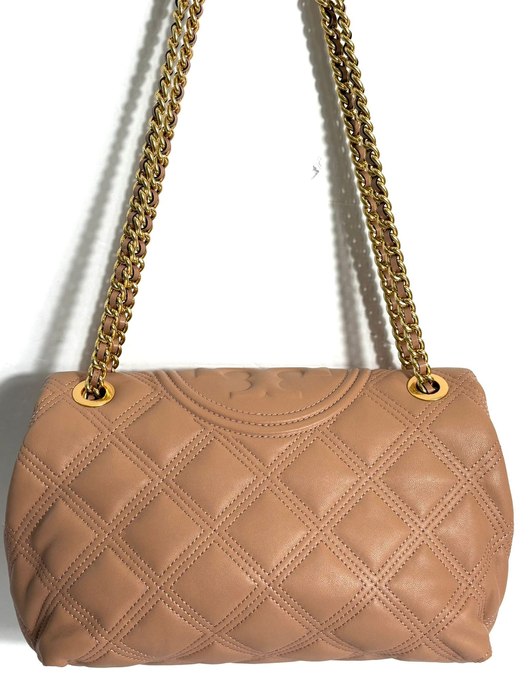 TORY BURCH FLEMING SOFT GLAZED SMALL CONVERTIBLE SHOULDER BAG