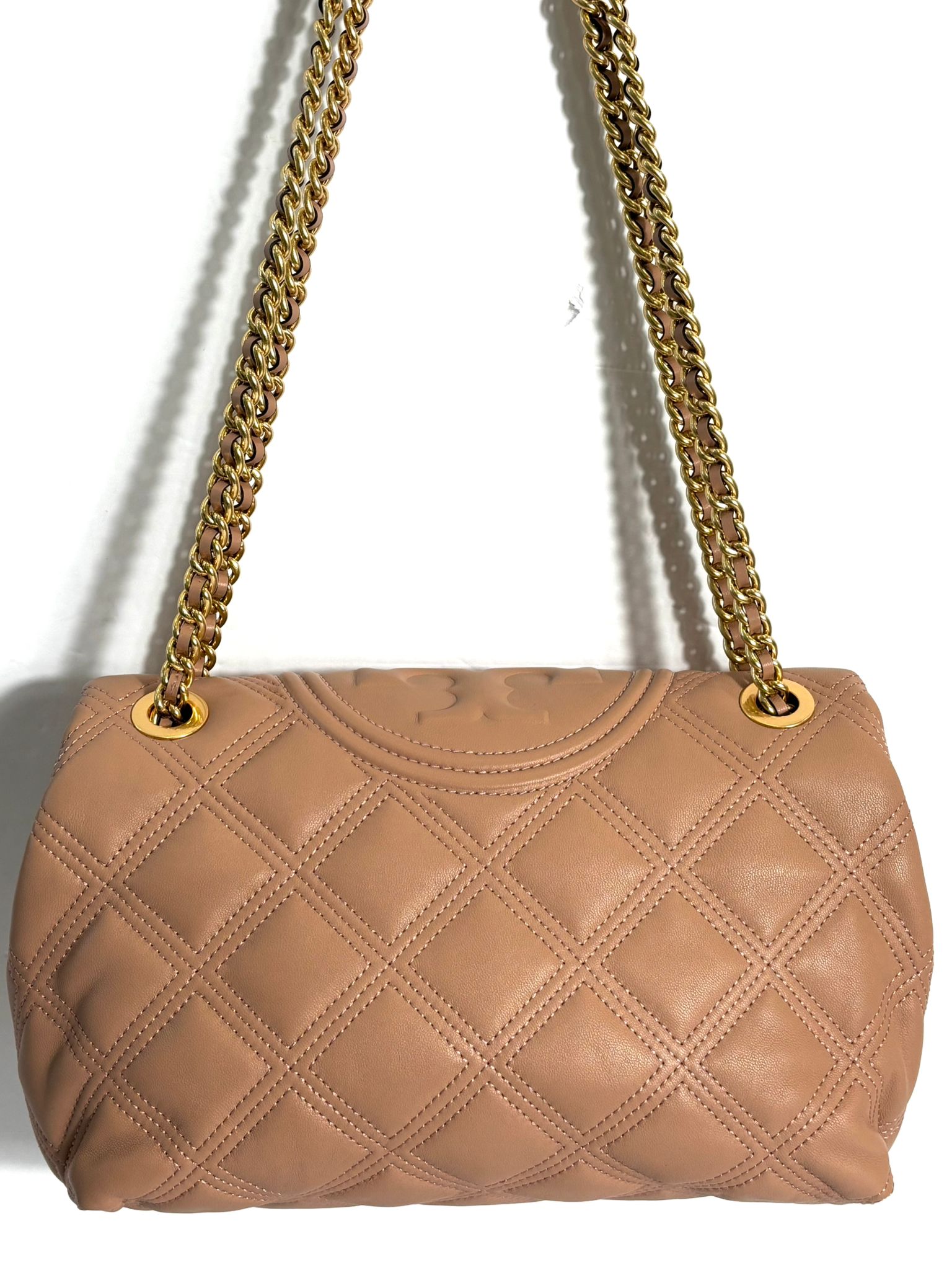 TORY BURCH FLEMING SOFT GLAZED SMALL CONVERTIBLE SHOULDER BAG