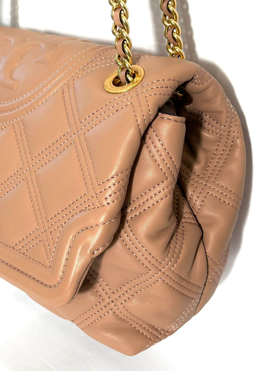 TORY BURCH FLEMING SOFT GLAZED SMALL CONVERTIBLE SHOULDER BAG