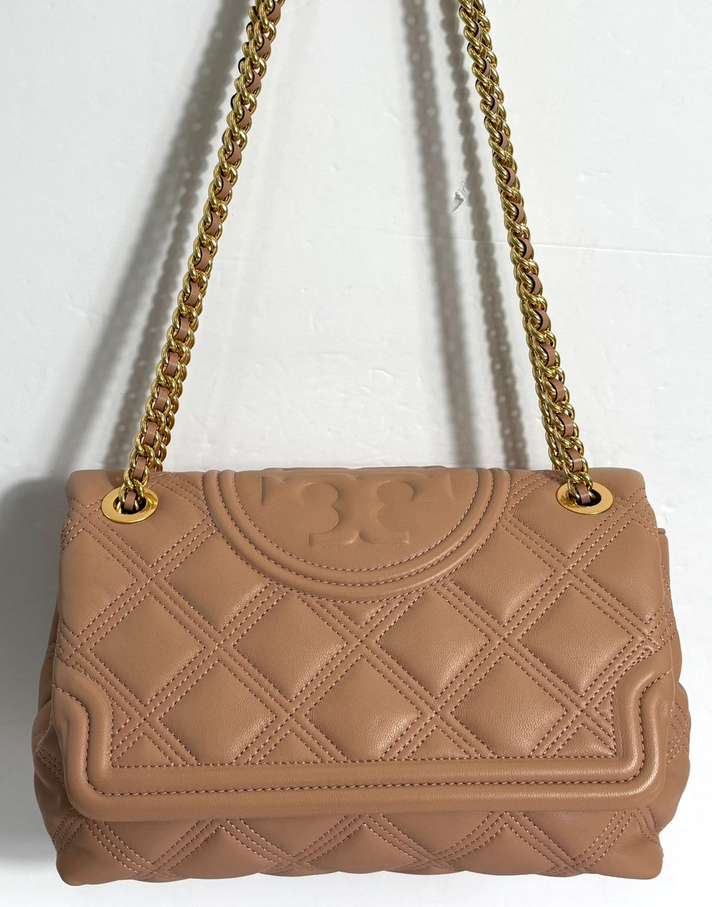 TORY BURCH FLEMING SOFT GLAZED SMALL CONVERTIBLE SHOULDER BAG