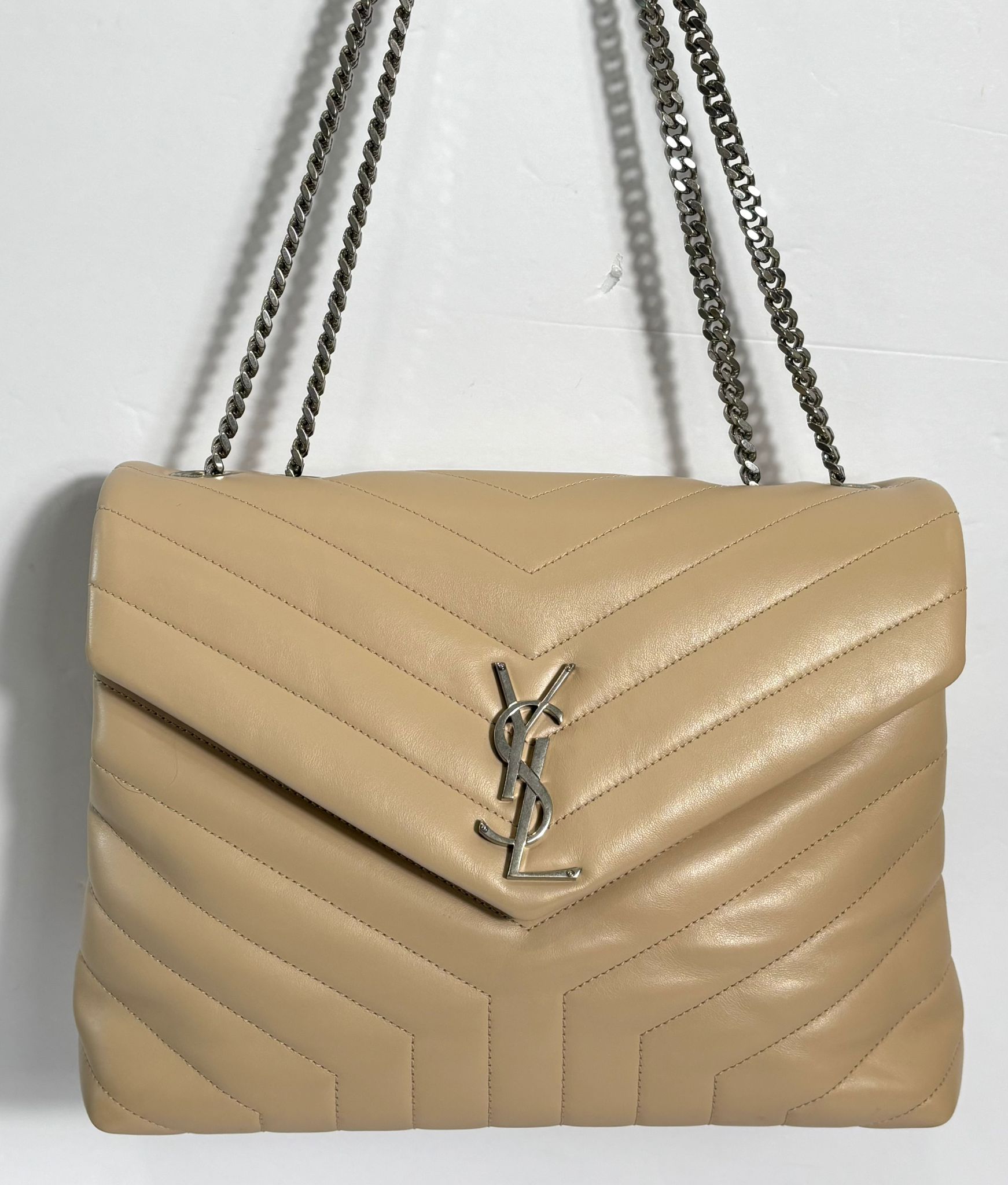 YSL CHAIN-LINK SHOULDER BAG